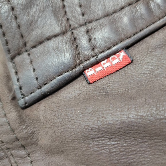 Vintage Birdy Brown Leather Shorts Size 36 - Picture 3 of 10